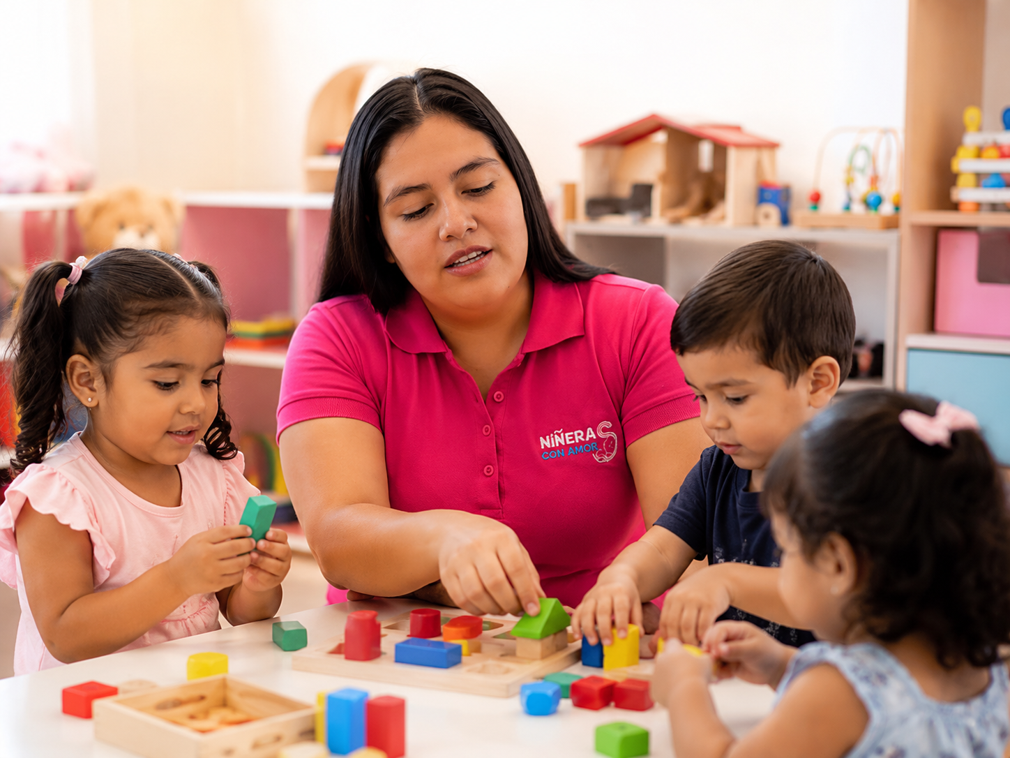 Servicio de niñeras para el cuidado infantil en casa